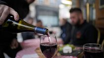 Beaujolais nouveau flows bars and restaurants every third Thursday in November.