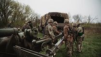 Soldati dell'esercito ucraino. 