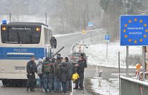 Avusturya - Almanya sınırında düzensiz göçmenler