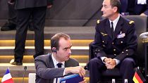 وزير الجيوش الفرنسية سيباستيان لوكورنو في بروكسل. 2022/11/13