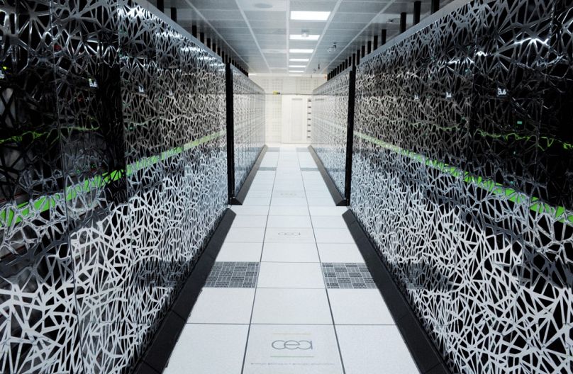 A part of France's Tera 100, Europe's most powerful supercomputer at the time, 2012