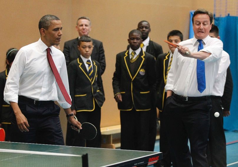 Barack Obamával pingpongozott, 2011-ben