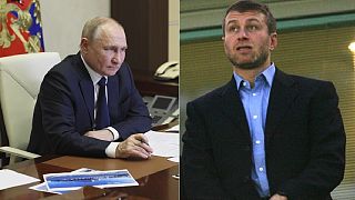 Vlagyimir Putyin és Roman Abramovics
