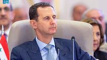 صورة نشرتها وكالة الأنباء السعودية (واس) في 19 مايو 2023 تظهر الرئيس السوري بشار الأسد في قمة الجامعة العربية في جدة.