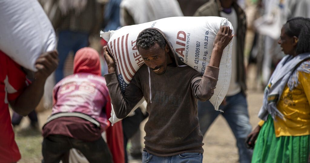 Washington announces resumption of food aid to Ethiopia