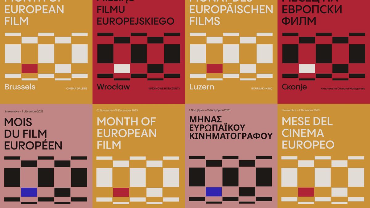 Plakat für den Monat des Europäischen Films
