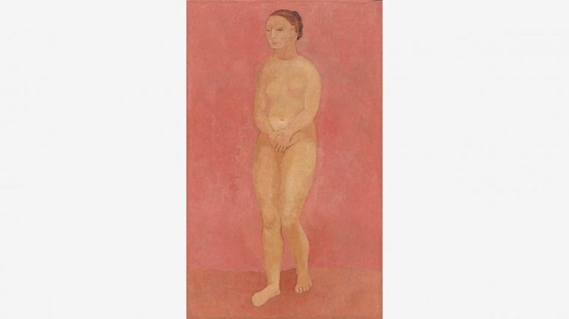  Пабло Пикасо, Голо тяло със свити ръце, 1906 година 