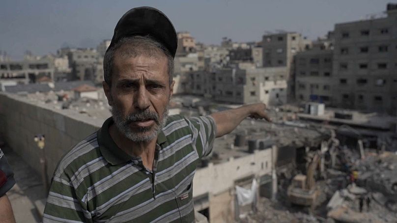 Abu Ibrahim, residente del campo de refugiados de Al Shati, en el norte de Gaza.