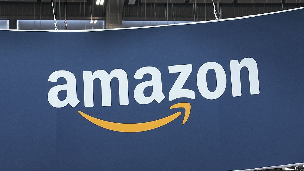 Логото на Amazon се вижда на 15 юни 2023 г.