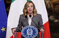 Giorgia Meloni, chef du gouvernement Italien, AP