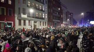 مظاهرة مؤيدة للفلسطينيين في برلين، السبت، 11 نوفمبر، 2023