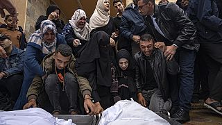 Beerdigung in Gaza am 15. November 2023