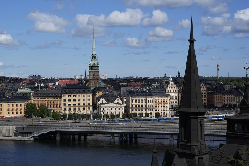 A view of the city in Stockholm, Sweden.