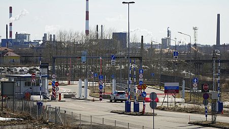 Uno de los cruces fronterizos entre Finlandia y Rusia.