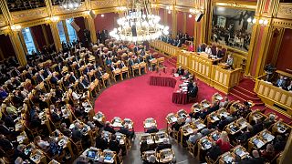 البرلمان النرويجي في أوسلو، النرويج.