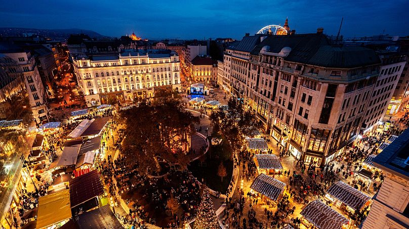 The Budapest Christmas market has been voted the best Christmas market in Europe three times in a row.