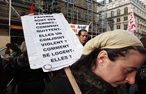 وقفة ضد العنف الأسري في فرنسا