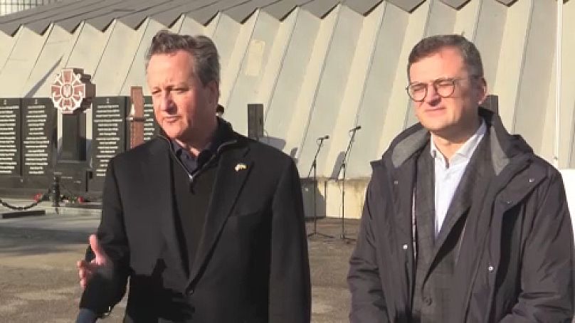 Ministri degli Esteri: Cameron e Kuleba al porto di Odessa. (16.11.2023)