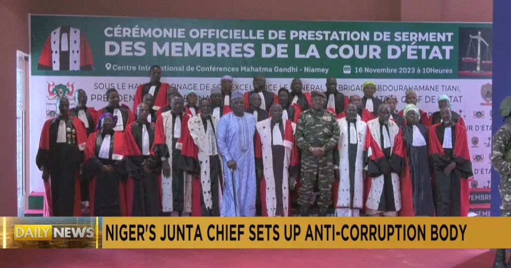 Niger’s junta chief sets up anti-corruption body