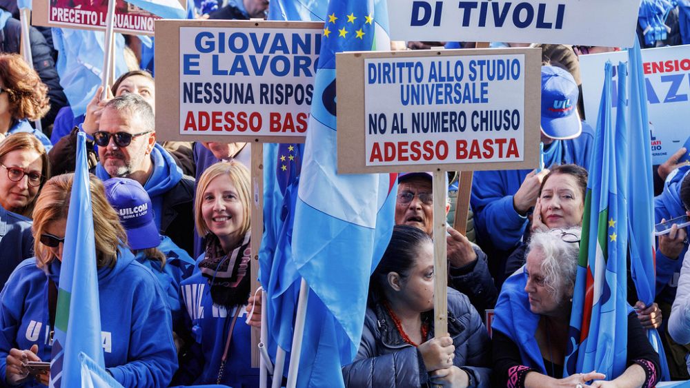 Italia |  I servizi pubblici sono in sciopero nei settori della sanità, dell’istruzione e dei trasporti