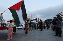 وقفة مساندة للفلسطينيين في قبرص