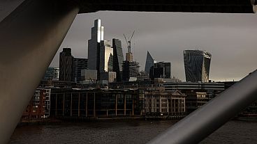 Londra Şehri'nin ufuk çizgisi, Kasım 2023.