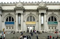 The front entrance of the Metropolitan Museum of Art in New York.