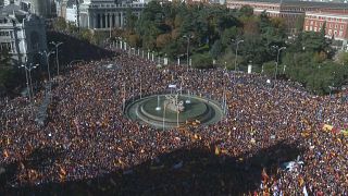 مظاهرة حاشدة ضد بيدرو سانشيز في مدريد