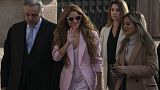 Shakira és ügyvédei az egyezség megkötése után