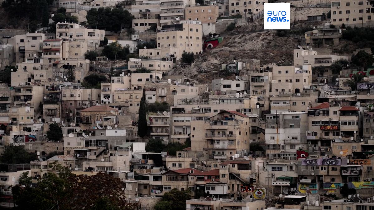 Veduta del quartiere di Silwan a Gerusalemme Est