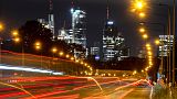 Traffic flows into the city centre of Frankfurt, Germany, early Tuesday, Nov. 7, 2023.