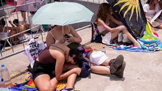 La temperatura máxima diurna en Río el viernes fue de 39,1 grados centígrados, pero se sintió mucho más calor.