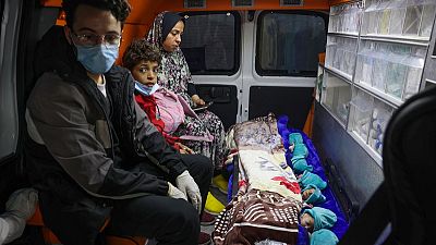 Bebés prematuros que foram retirados dos hospitais de Gaza 