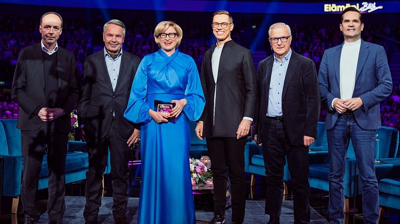 Several presidential candidates take part in the Elämäni Biisi (Song of My Life) variety programme on public broadcaster Yle, November 2023