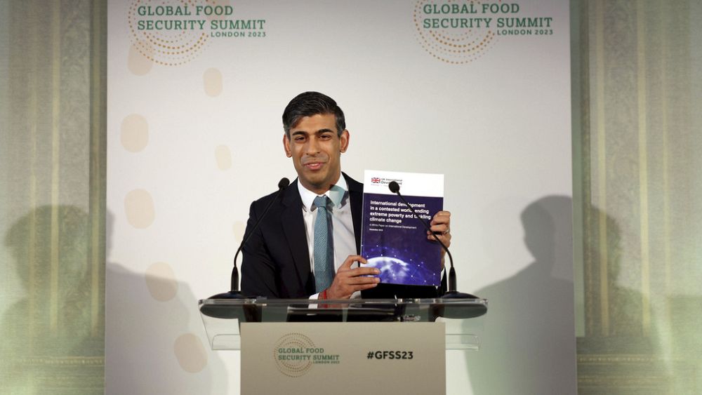 UK’s Rishi Sunak urges world to use AI and science to end malnutrition