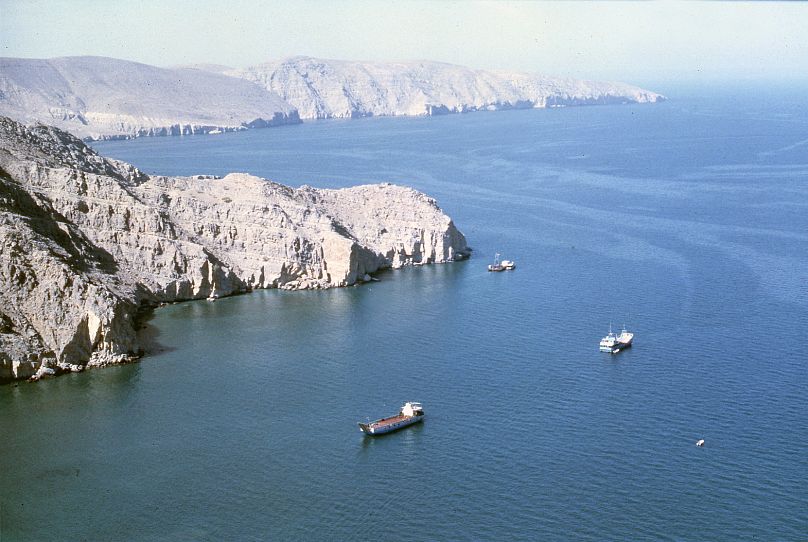 File photo of the Strait of Hormuz