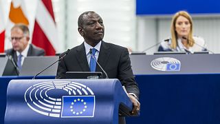 Kenyan President William Ruto urged Europe to improve the harsh financing conditions faced by African countries.