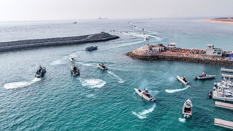 قایق‌های تندرو در رزمایش ماه اوت در خلیج فارس