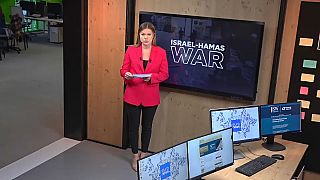Mapa de la guerra en Gaza con Sasha Vakulina, el 21 de noviembre de 2023.