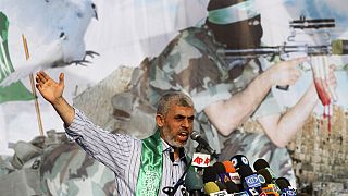 Jahja Sinwar, a Hamász gázai katonai parancsnoka