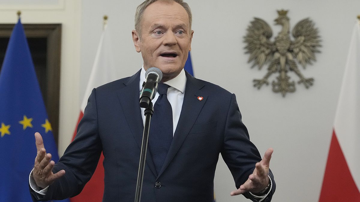 Лидер польской оппозиции Дональд Туск