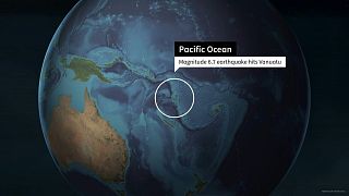 خريطة متحركة: زلزال بقوة 6.7 درجة يضرب فانواتو