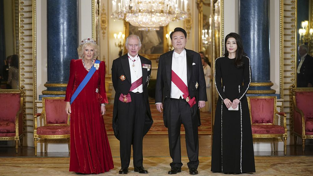 King Charles III praises K-pop band BLɅϽKPIИK during state banquet