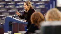 Iratxe Garcia, a Szociáldemokraták frakciójának spanyol vezetője is felszólalt az Európai Parlamentben