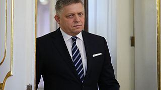Robert Fico szlovák miniszterelnök Pozsonyban