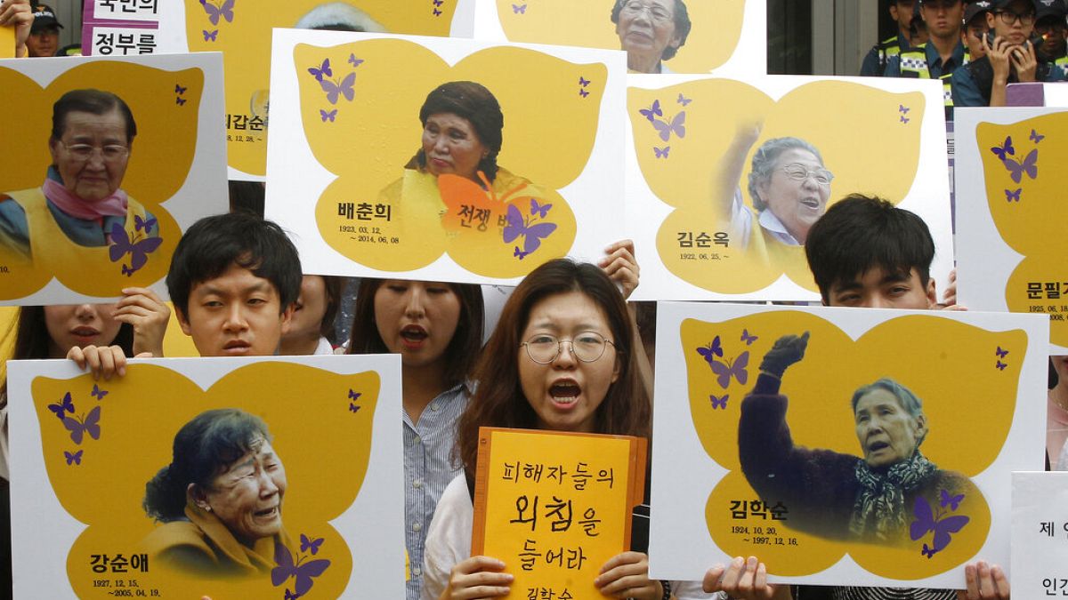 A dél-koreai nők csoportja már évek óta küzd a jogi és erkölcsi elégtételért