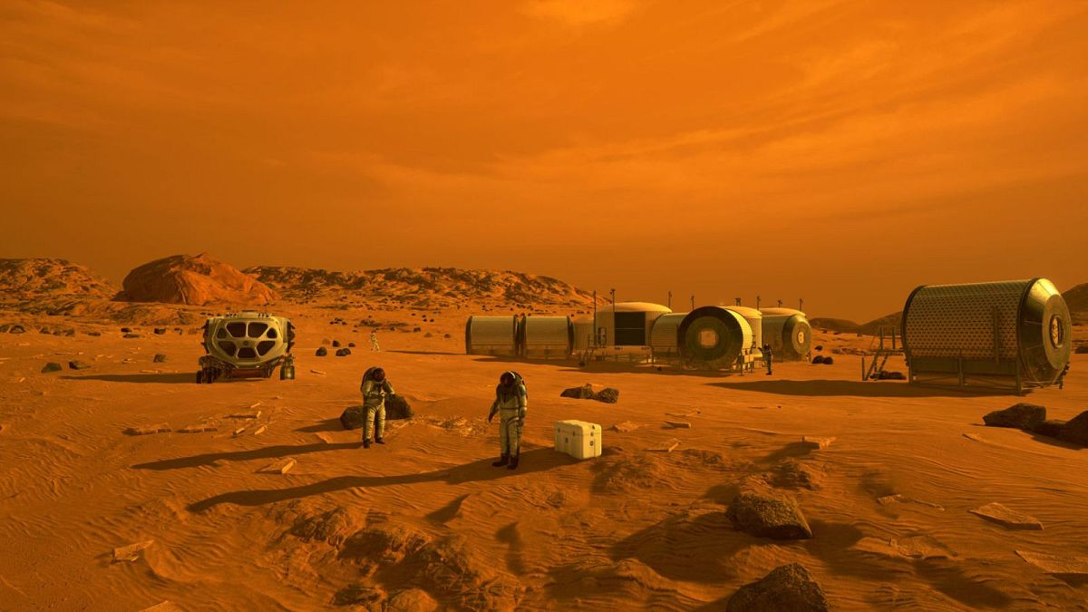 تصویرسازی از نخستین فرود انسانی بر روی سیاره مریخ