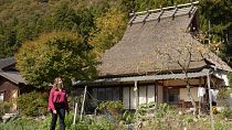 منازل من القش في اليابان