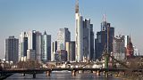 File photo of Frankfurt's skyline, taken in 2023.