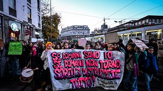 La manifestazione a Padova in onore del femminicidio di Giulia Cecchettin, il 20 novembre 